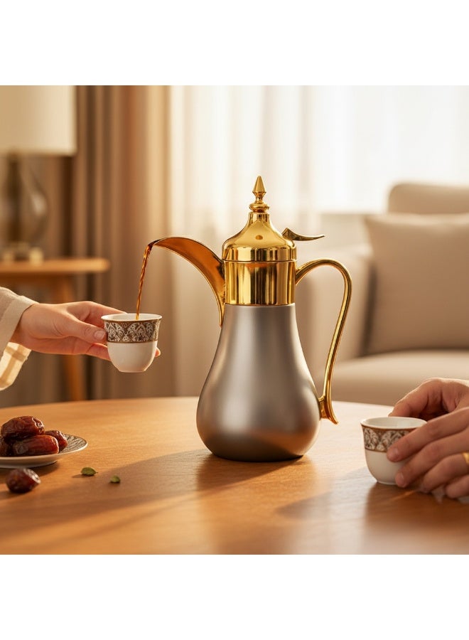 ريجال - ترمس - ترمس من الفولاذ المقاوم للصدأ - قارورة حرارية معزولة للمشروبات الساخنة والباردة، تصميم أنيق، 24 ساعة ❄️ 12 ساعة 🌡 - Image 3